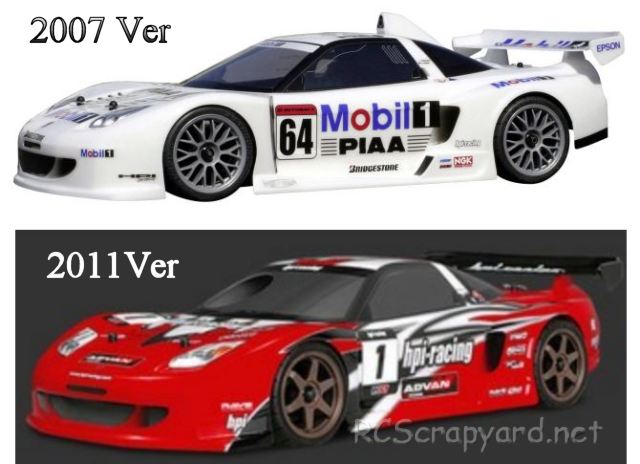 HPI Nitro RS4 3 Evo+ - Honda NSX GT - # 10050