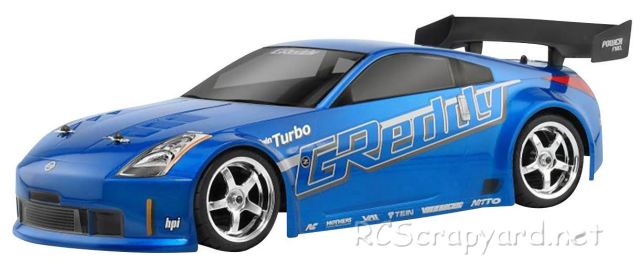 HPI Nitro RS4 3 Evo+ - Nissan Greddy 350Z - # 10051