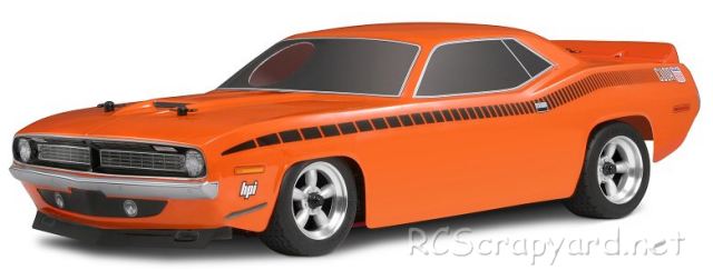 HPI Nitro RS4 3 Evo+ - Plymouth AAR 'Cuda - # 10053