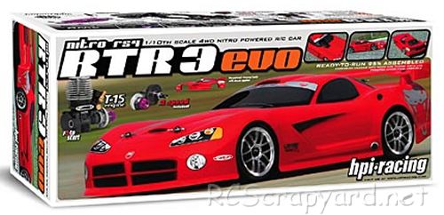 HPI RS4 3 Evo - 1:10 Nitro Touring Car