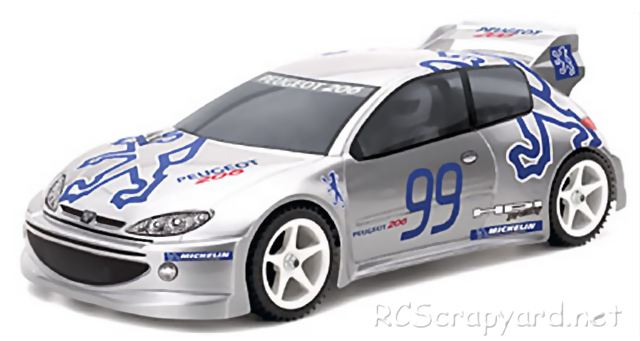 HPI Nitro RS4 - Peugeot 206 WRC - # 408