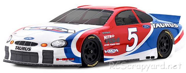 HPI Nitro RS4 RTR - Ford Taurus Stock Car - # 575