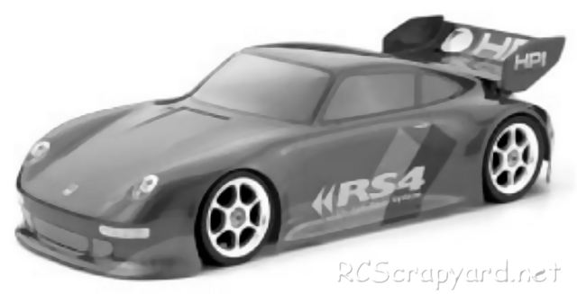 HPI RS4 - Porsche Turbo 911 - # 121