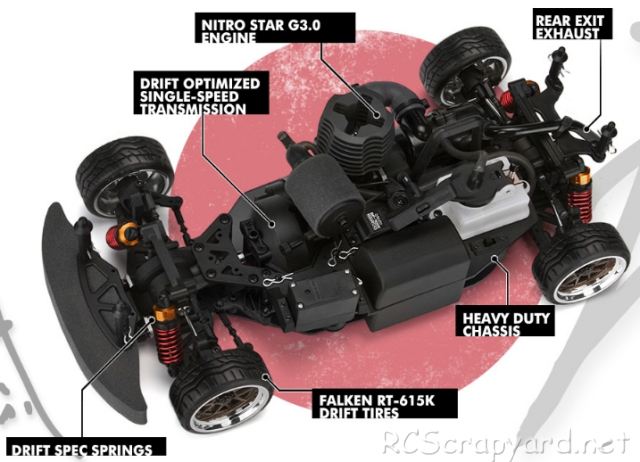 HPI Racing Nitro RS4 3 Drift Chassis