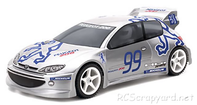 HPI RS4 Rally - Peugeot 206 WRC - # 274