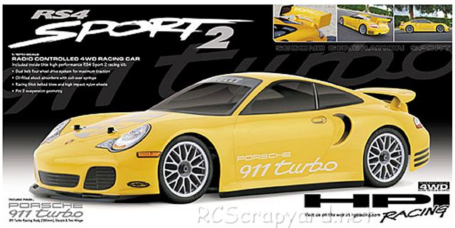 HPI★RS4スポート2ポルシェ911  RS4 SPORT2 PORSCHE