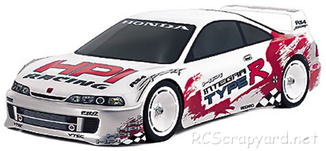 HPI RS4 Sport Chassis - Acura Integra Type R - # 258
