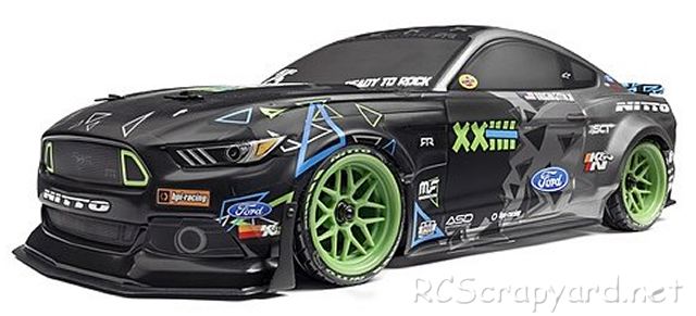 HPI RS4 Sport 3 Drift - Vaughn Gittin Jr. Fun-Haver Ford Mustang - # 115984