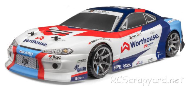 HPI RS4 Sport 3 Drift - Team Worthouse Nissan Silvia (S15) - # 120097