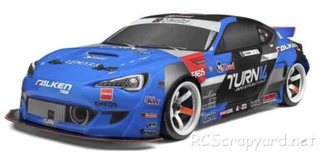 HPI RS4 Sport 3 Drift - Dai Yoshihara Subaru BRZ - # 120096