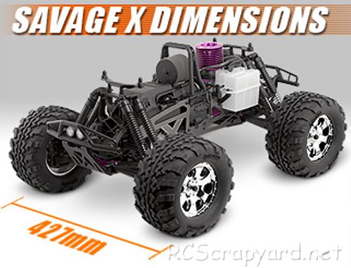 HPI Savage X 4.1 Chassis