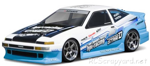 HPI Sprint 2 Drift - Toyota Sprinter Trueno AE86 - # 750 / # 751 / # 752 / # 758