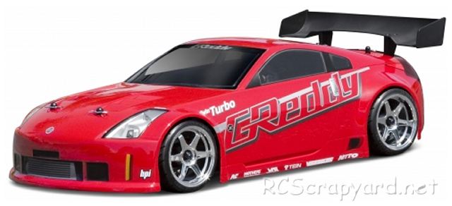 HPI Sprint 2 Drift - Nissan Greddy 350Z - # 754 / # 755 / # 756 / # 759