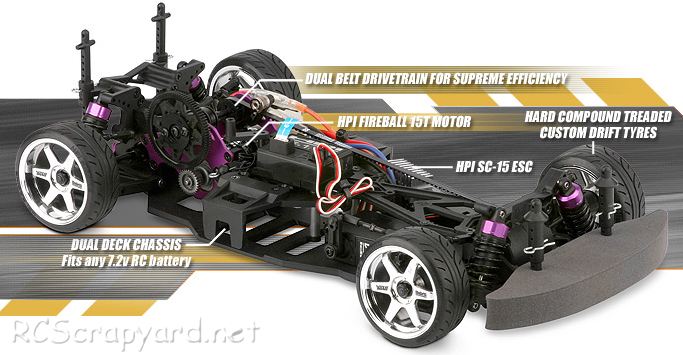 HPI Sprint 2 Drift Sport Chassis