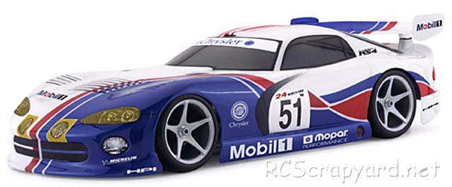 HPI Super Nitro RS4 - Dodge Viper GTS-R - # 481