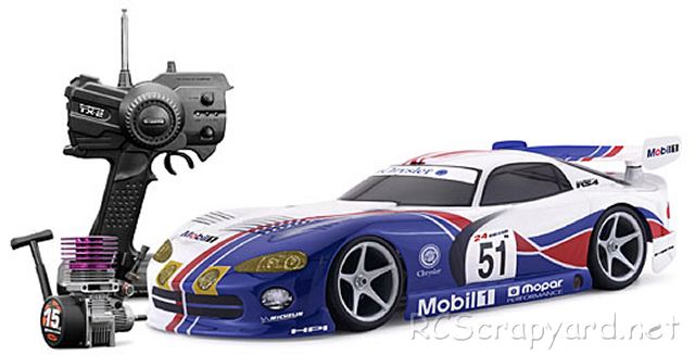 HPI Super Nitro RS4 RTR - Dodge Viper GTS-R - # 593