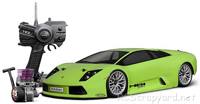 HPI Super Nitro RS4 RTR - Lamborghini Murcielago - # 594