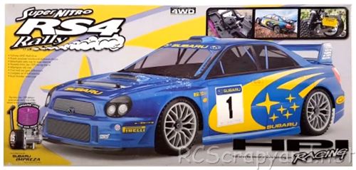 HPI Super Nitro RS4 Rally - Subaru Impreza Rally - # 463 • (Radio 
