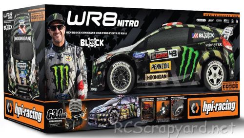 HPI WR8 3.0 - Ken Block Gymkhana Ford Fiesta ST RX43 - # 120037 Box