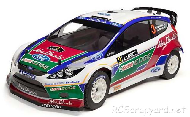 HPI WR8 Flux - Ford Fiesta RS WRC Abu Dhabi - # 107112 / # 107113