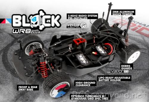 HPI WR8 Flux Ken Block - # 114183 Chassis