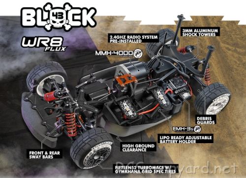 HPI WR8 Flux Ken Block - # 120036 Chassis