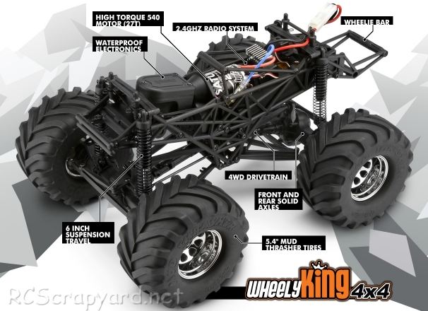 HPI Racing Wheely King 4x4 Chassis