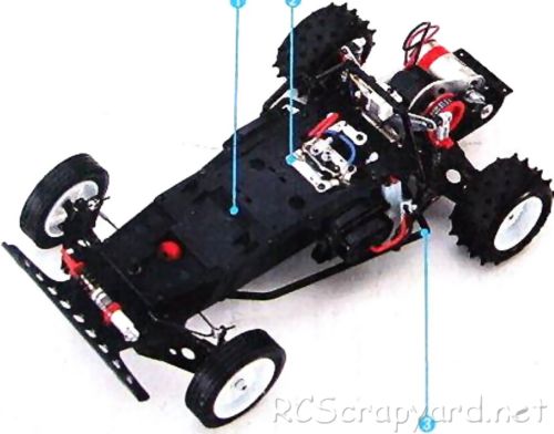 Hirobo Bearcat Chassis