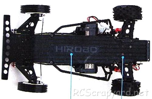 Hirobo Bearcat Chassis