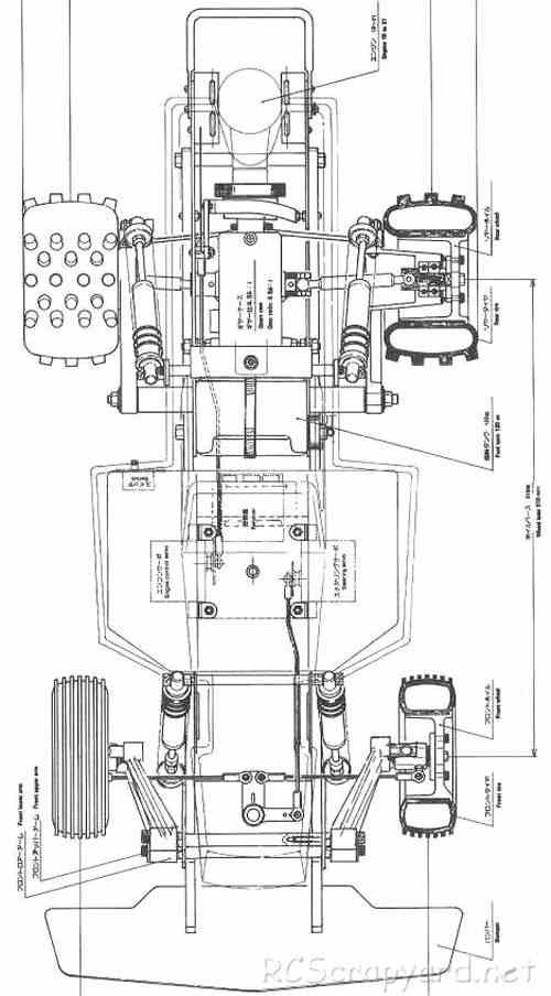 Hirobo Bluebird TurboSSS-S Chassis