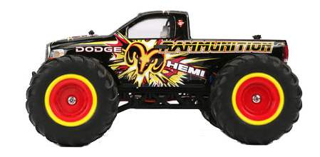 Losi Rammunition Monster Truck Chassis - LOSB0220