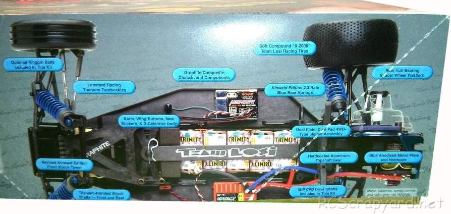 Losi XX CR Kinwald Edition Chassis