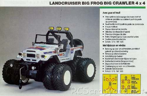 Nikko Landcruiser Big Frog Big Crawler 4x4 1982