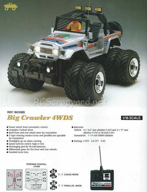 Nikko 4WDS Big Crawler 1986