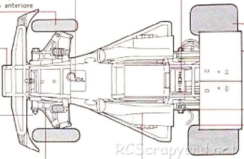 Nikko Bison F-10 Frame Buggy Telaio