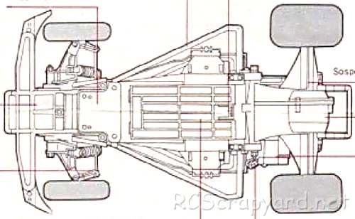 Nikko Bison F-10 Frame Buggy Telaio