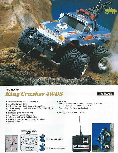 Nikko 4WDS King Crusher