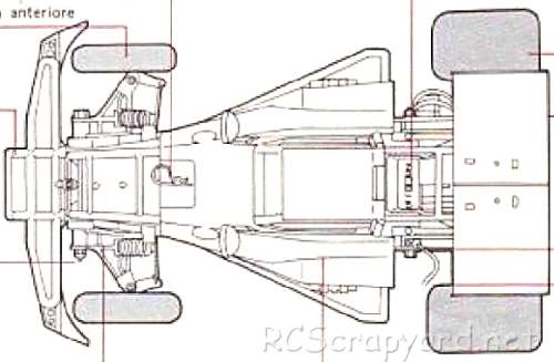 Nikko Rhino F-10 Frame Buggy Chassis