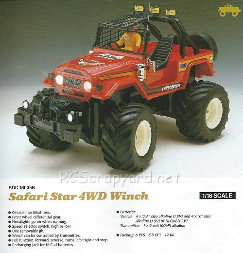 Nikko Safari Star 4RM Winch