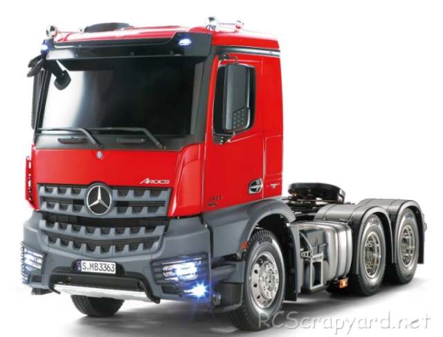 Tamiya Mercedes-Benz Arocs 3363 6x4 Classic Space - Rood - 23802