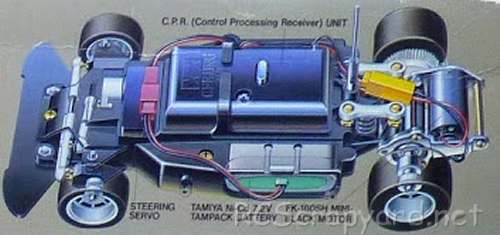 Tamiya Porsche 962C Chassis