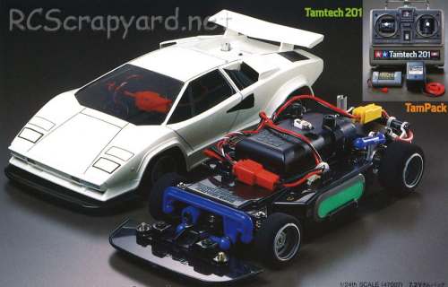 Tamiya Lamborghini Countach 5000 Chassis