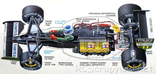 Tamiya Lotus Type 102B Chassis