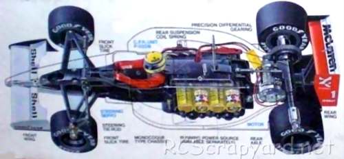 Tamiya McLaren MP4/6 Chassis