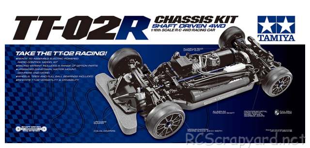 Tamiya TT-02R Châssis - # 47326