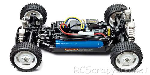 Tamiya Neo Scorcher Blue Metallic Chassis