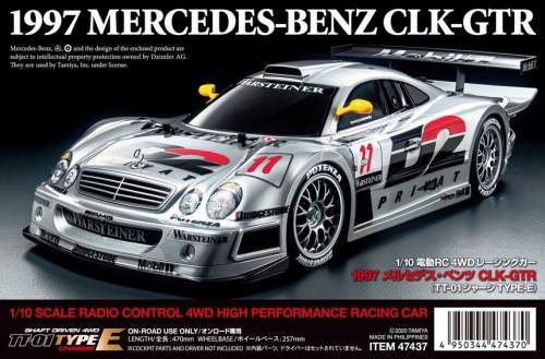 Tamiya 58656 - 1997 Mercedes-Benz CLK-GTR #47437 TT-01E - Telaio