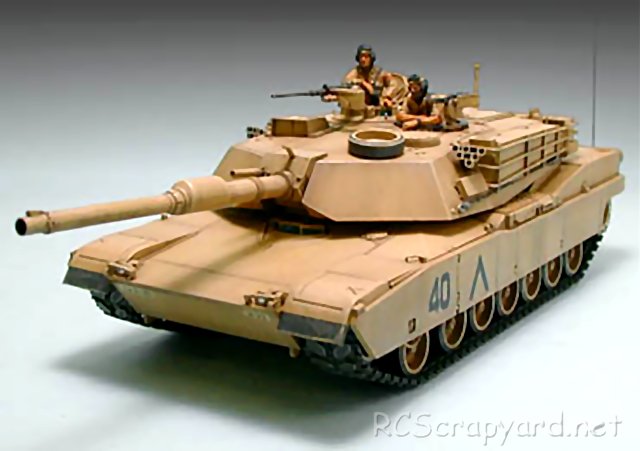 Tamiya US M1A1 Abrams 120mm Gun Main Battle Tank - # 48201