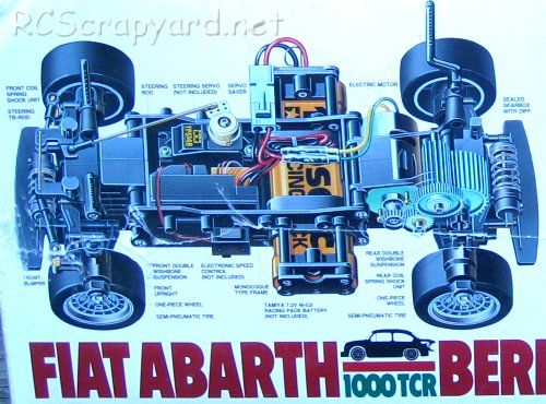 Tamiya Fiat Abarth 1000 TCR Berlina Corse Chassis