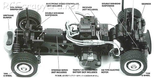 Tamiya Porsche 911 Carrera Chassis